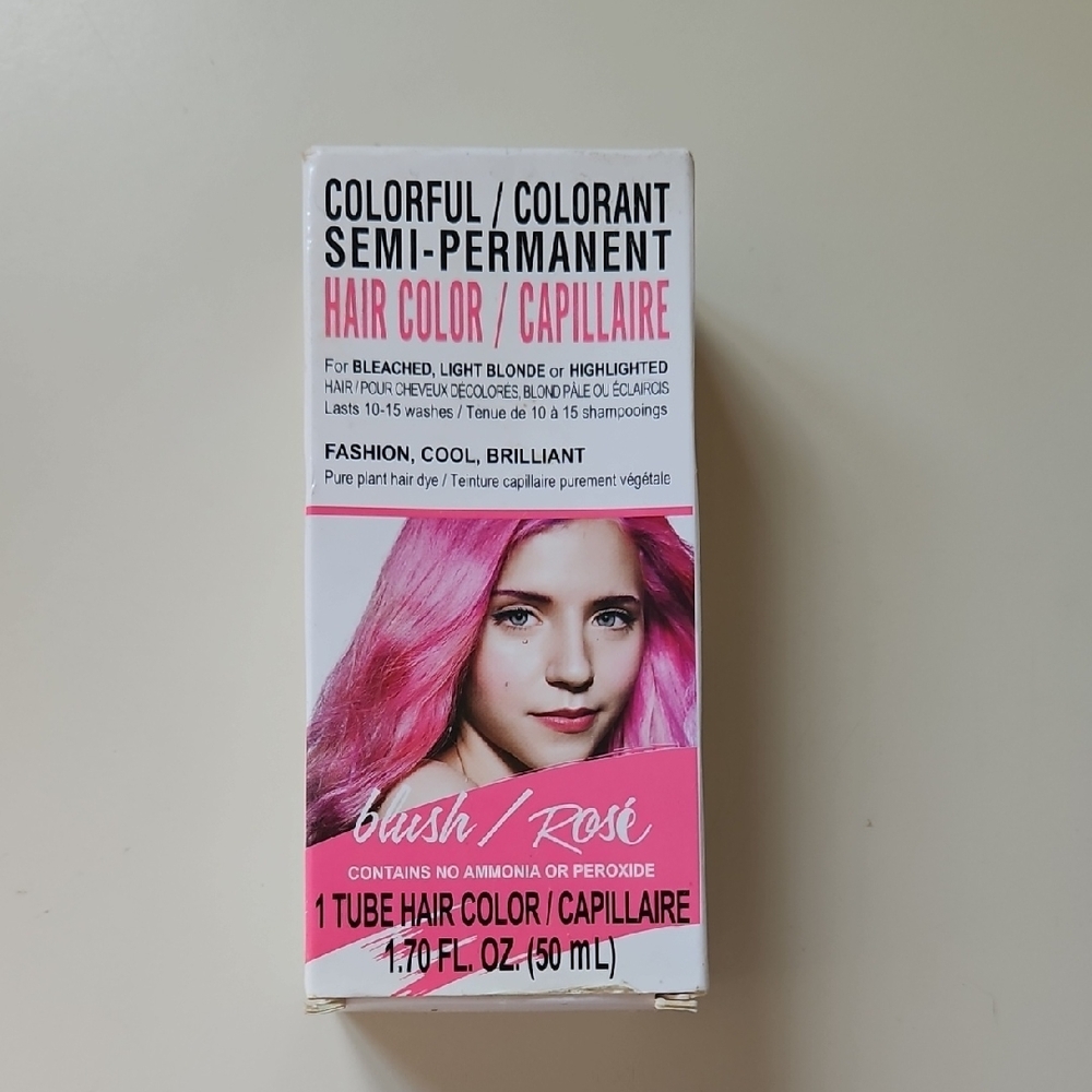 B COLOR Blush Pink Semi-Permanent Hair Color